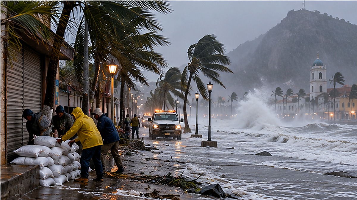 Baja California Sur se prepara para el impacto del huracán Polo