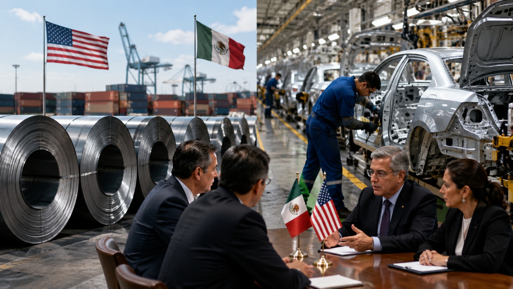 México presiona a Washington por los aranceles a automóviles y acero