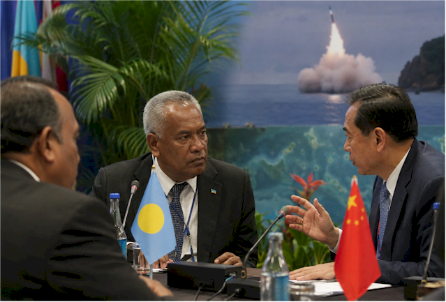 China y Palau chocan por una prueba de misil balístico en el Pacífico