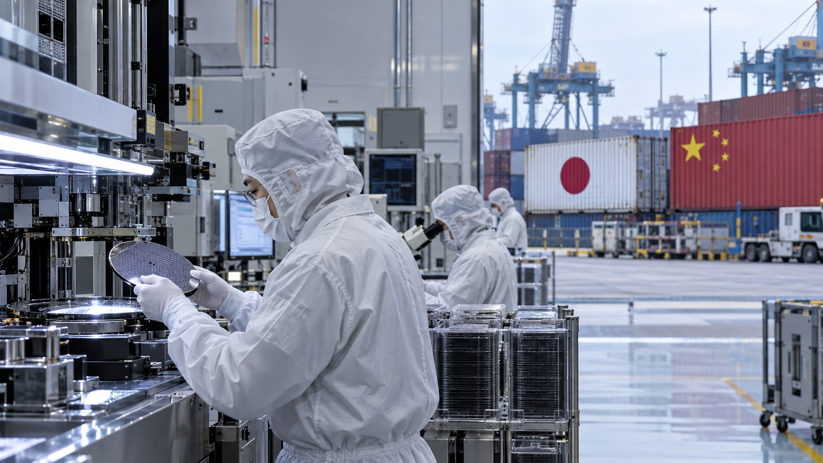 China restringe un material japonés esencial para fabricar chips