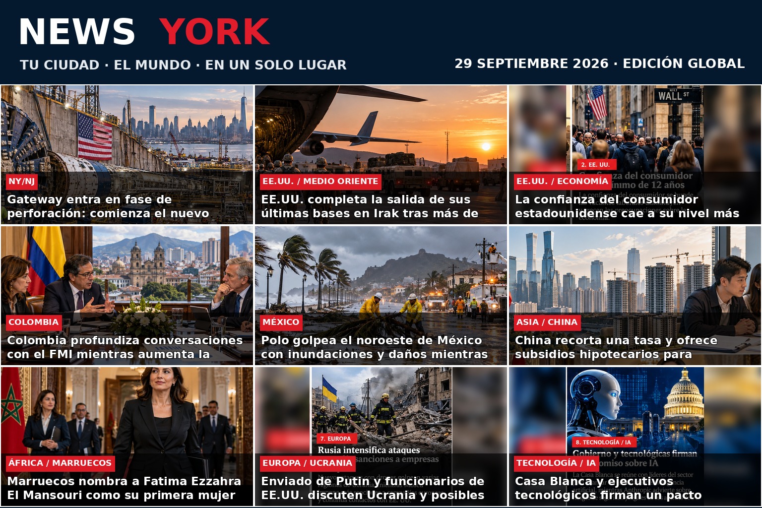 NewsYork edición global 29 septiembre 2026
