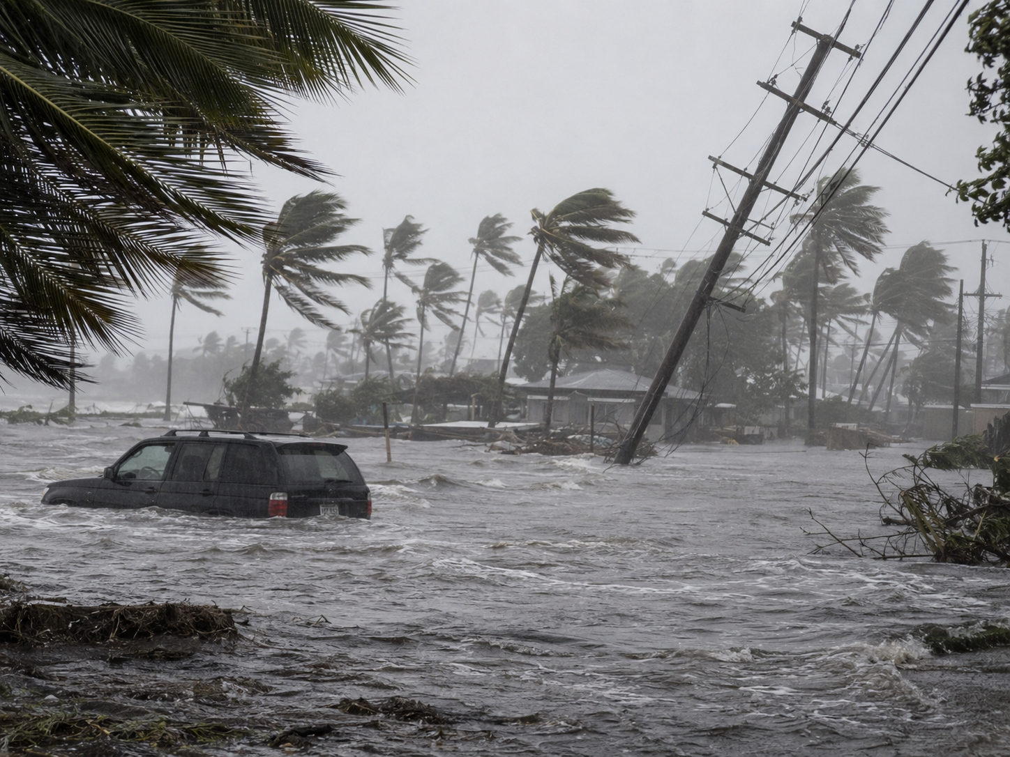 Lala baja a tormenta tropical tras dejar casi 130.000 clientes sin electricidad en Hawái