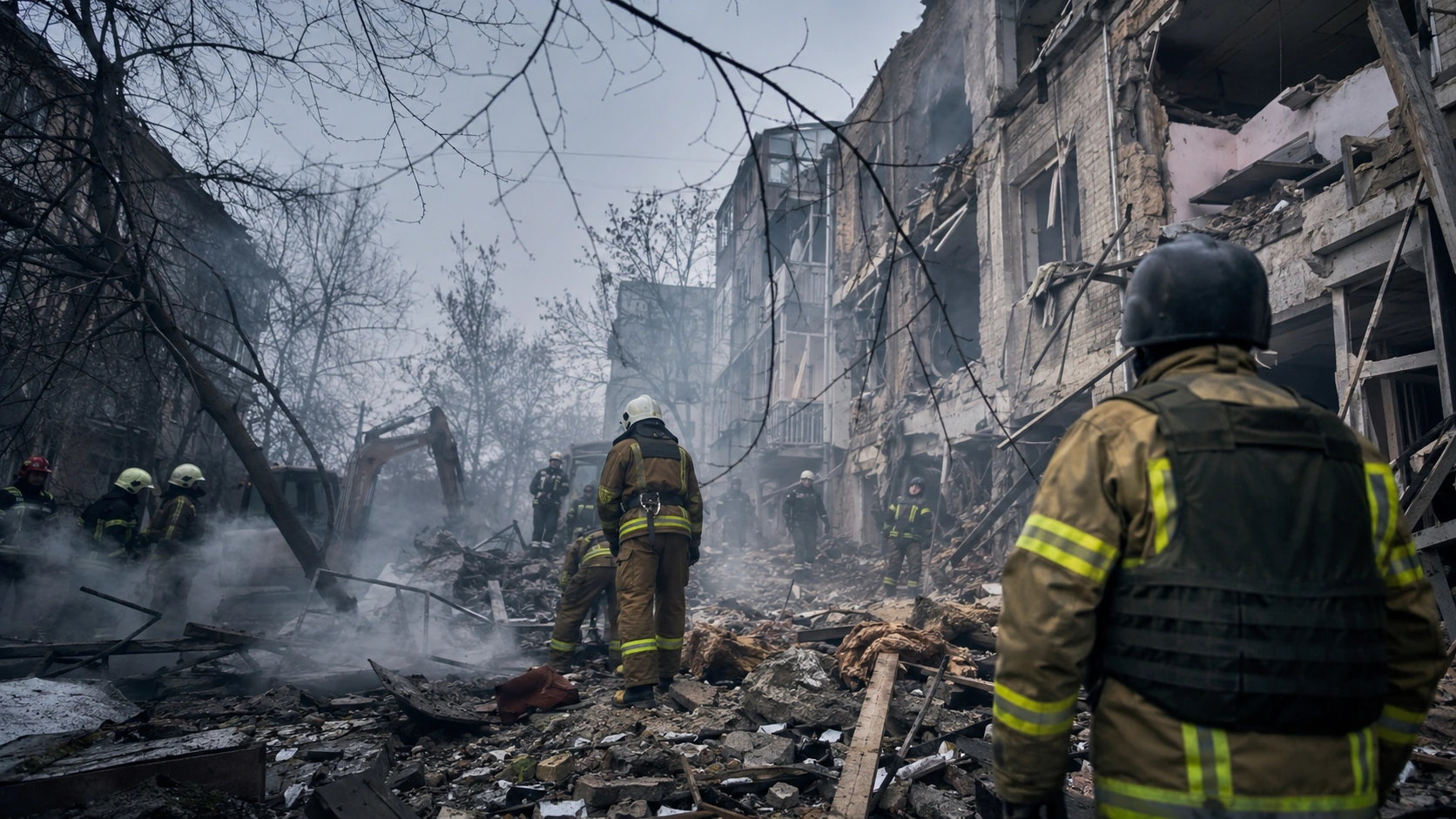 Rusia golpea un centro comercial en Ucrania con un ataque “doble-tap” y deja al menos 15 muertos