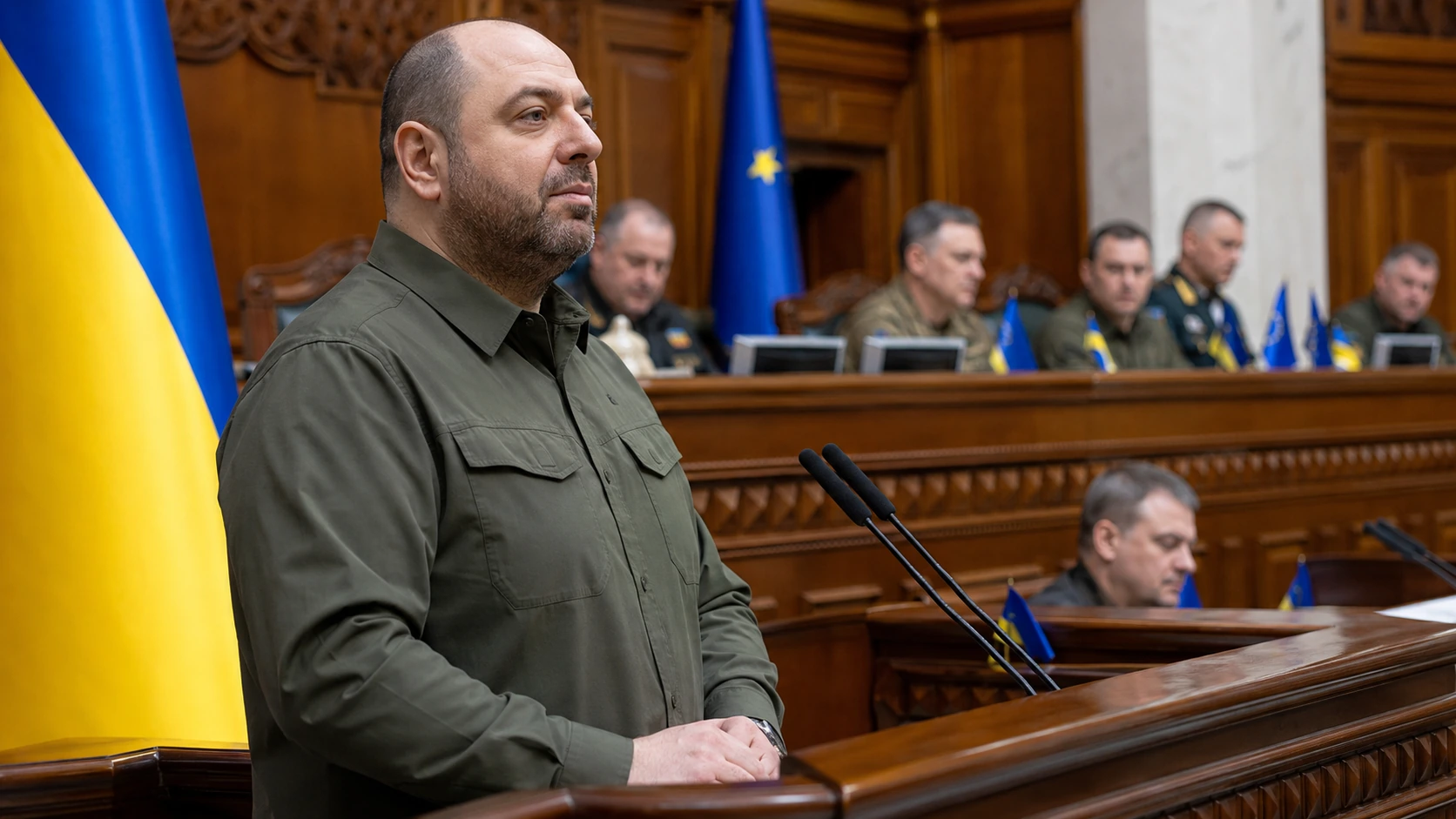 Ucrania nombra nuevo ministro de Defensa mientras crece la presión política interna