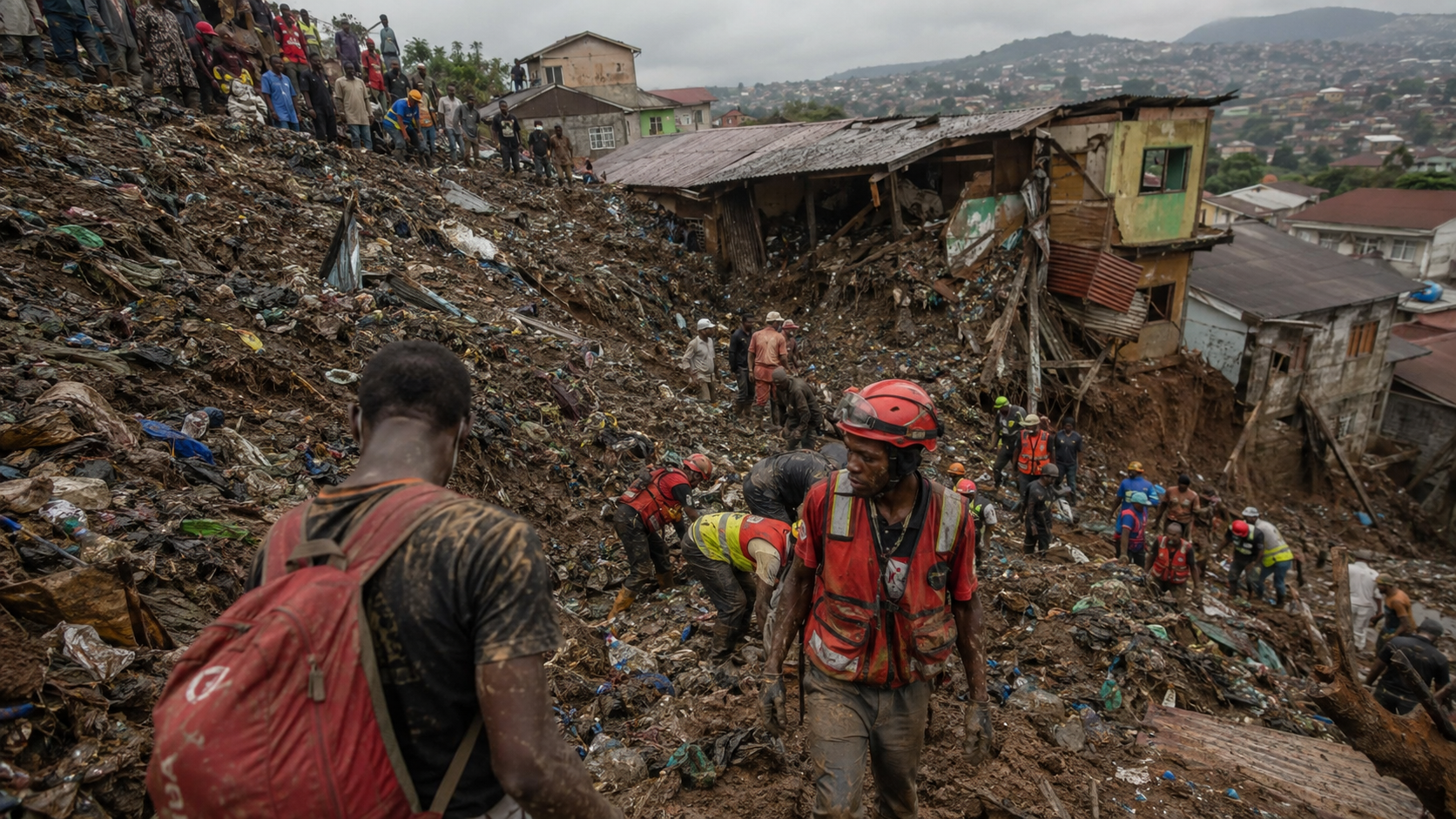 Tragedia en Conakry: colapsa el mayor vertedero y mueren al menos 30 personas