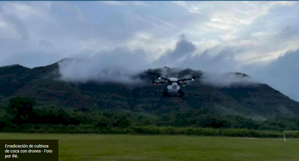 Colombia erradicación con drones