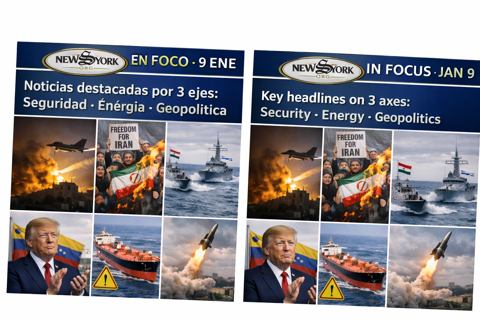 Collage NewsYork · 9 enero 2026