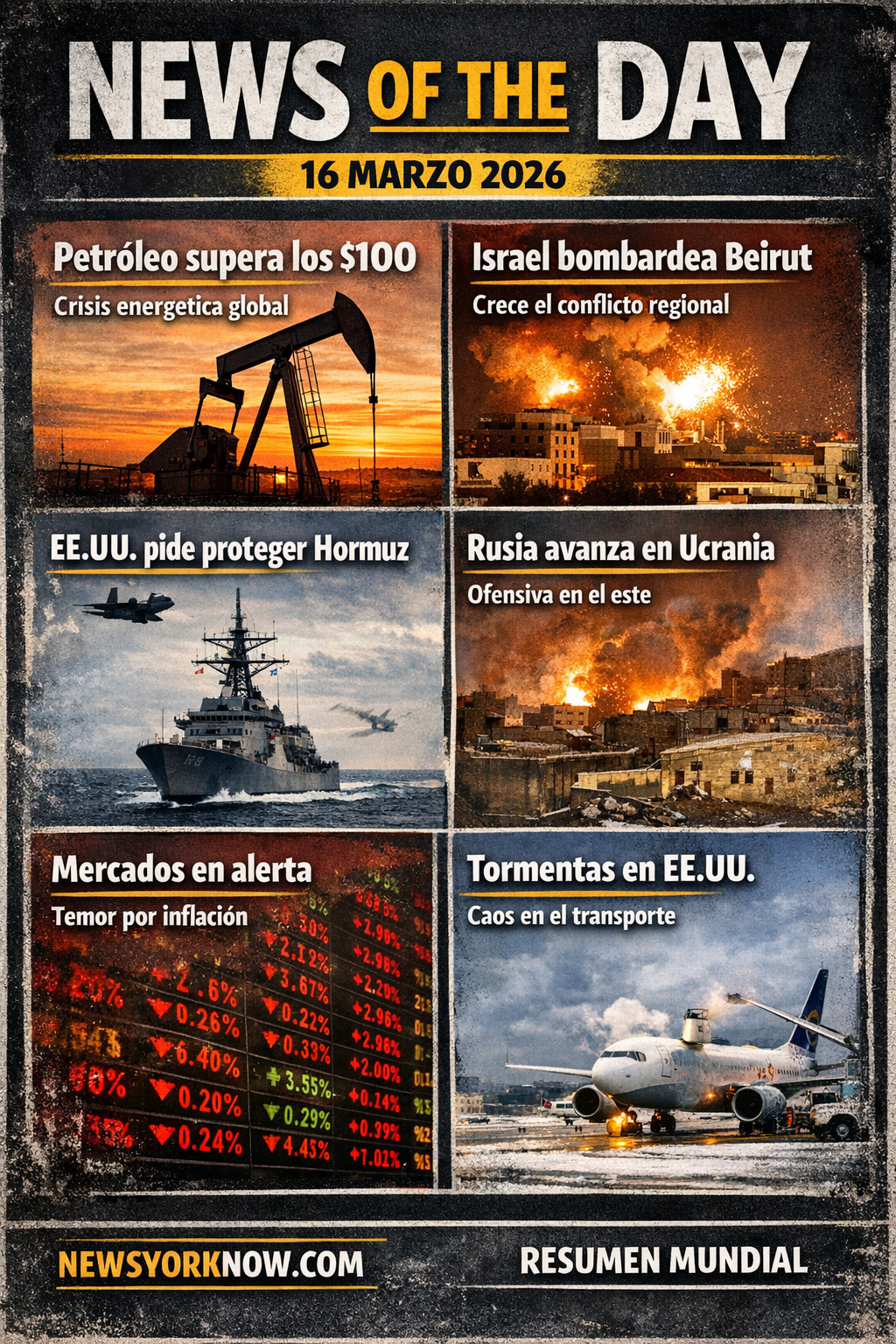 Resumen de noticias del día