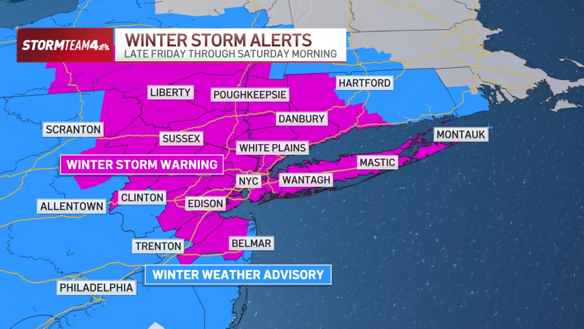 Tormenta invernal NYC